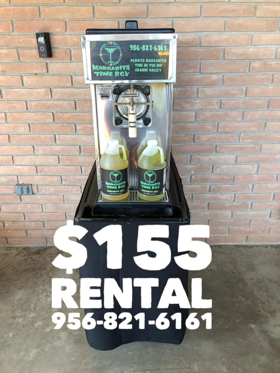 Exact $155 Margarita Time RGV party size rental machine