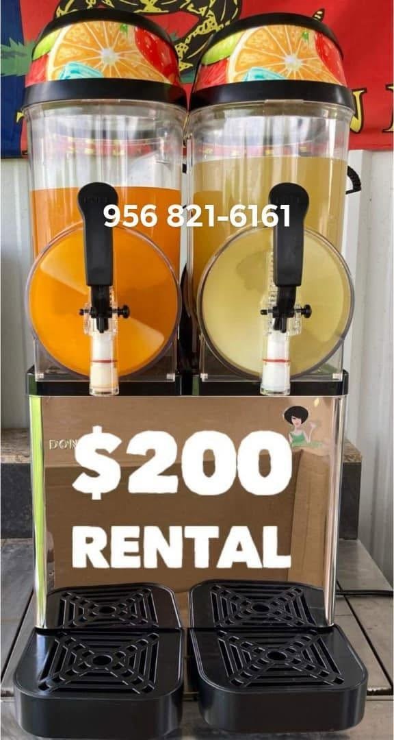 Exact $200 double bowl frozen drink rental machine